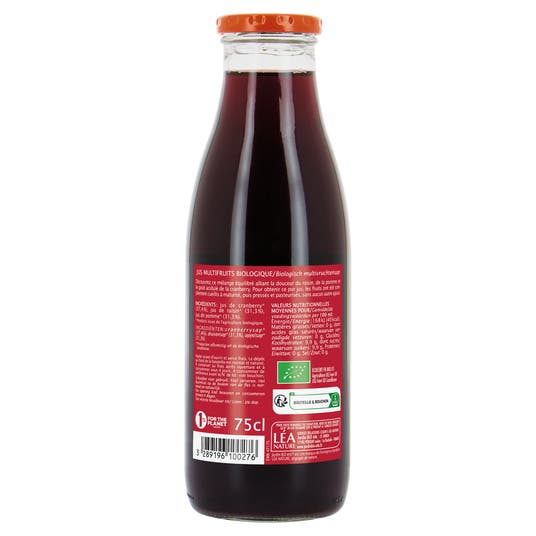 Eau Thermale Jonzac Pur Jus Cranberry Raisin Pomme - Bio