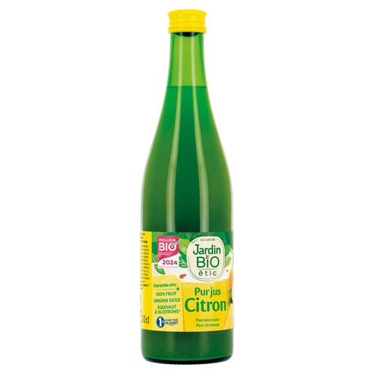 Eau Thermale Jonzac Pur Jus De Citron Bio Format 50cl