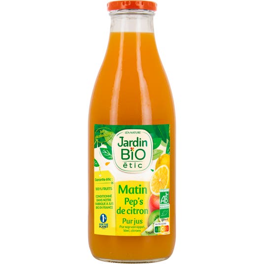 eau thermale jonzac Pur Jus Matin Pep's de Citron - bio
