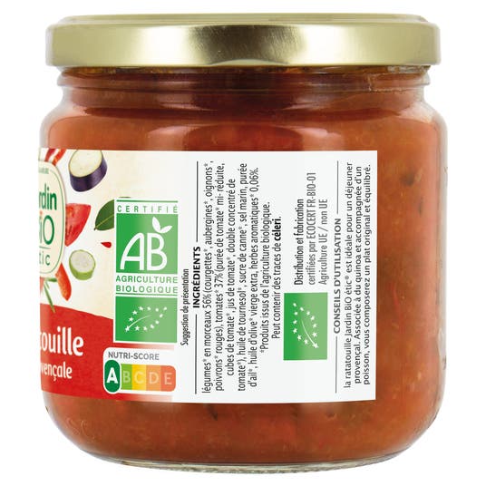 Eau Thermale Jonzac Ratatouille à La Provençale - Bio