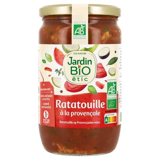 Eau Thermale Jonzac Ratatouille à La Provençale Bio Format Familial - 650g