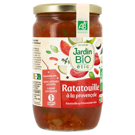 Eau Thermale Jonzac Ratatouille à La Provençale Bio Format Familial - 650g