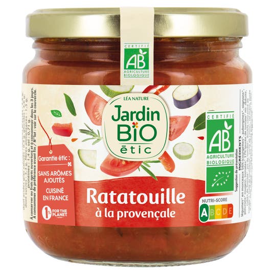 eau thermale jonzac Ratatouille à la provençale - bio