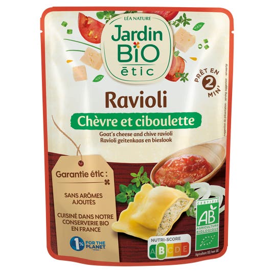 Eau Thermale Jonzac Ravioli Chèvre Et Ciboulette - Bio