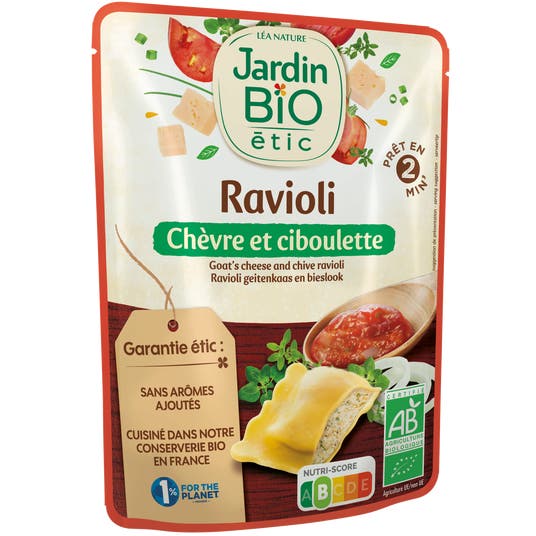 Eau Thermale Jonzac Ravioli Chèvre Et Ciboulette - Bio