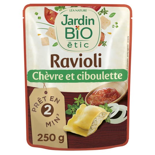 eau thermale jonzac Ravioli chèvre et ciboulette - bio