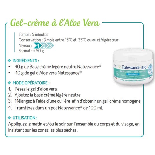 Eau Thermale Jonzac Recette DIY - Gel Crème à L'Aloe Vera