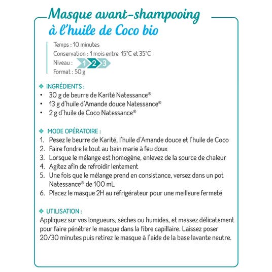 Eau Thermale Jonzac Recette DIY - Masque Avant Shampooing à L'huile De Coco