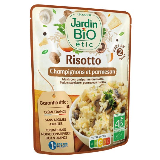 Eau Thermale Jonzac Risotto Champignons Et Parmesan-bio
