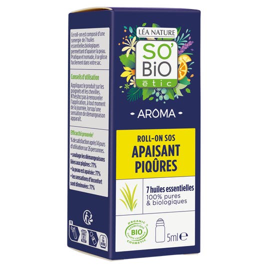 Eau Thermale Jonzac Roll-on SOS Apaisant Anti-piqûres Aux 7 Huiles Essentielles Bio