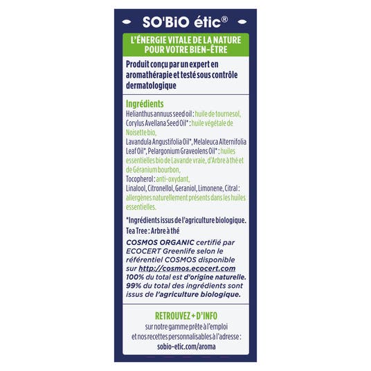 Eau Thermale Jonzac Roll-On SOS Imperfections Arbre à Thé