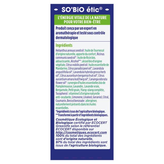 Eau Thermale Jonzac Roll-on SOS Relaxation Bio Aux 7 Huiles Essentielles Bio