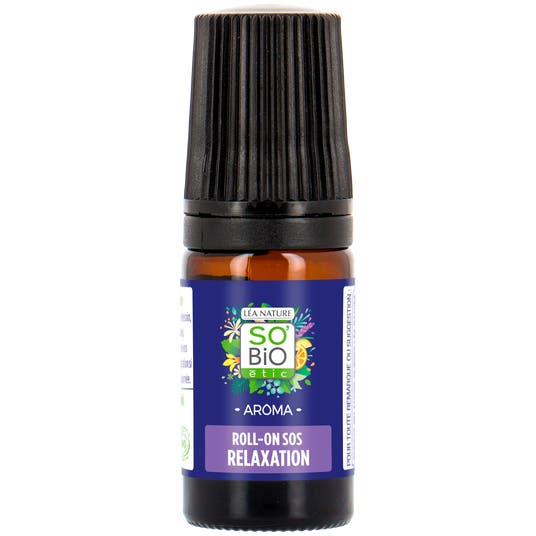 eau thermale jonzac Roll-on SOS Relaxation bio aux 7 huiles essentielles Bio