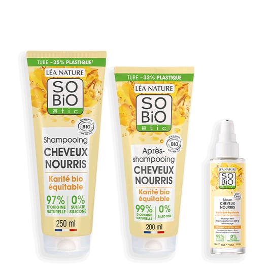 eau thermale jonzac Routine cheveux nourris au karité bio