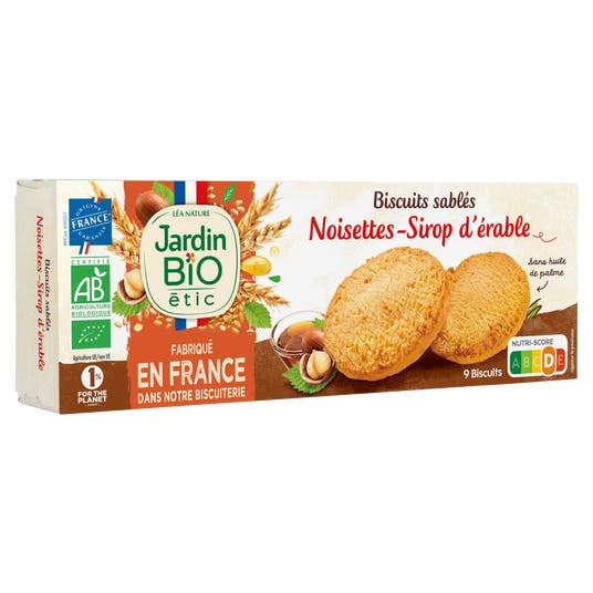 Eau Thermale Jonzac Sablés Noisette Sirop D'érable - Bio