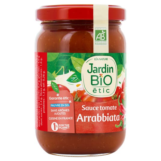 Eau Thermale Jonzac Sauce Tomate Arrabiata Finement épicée - Bio