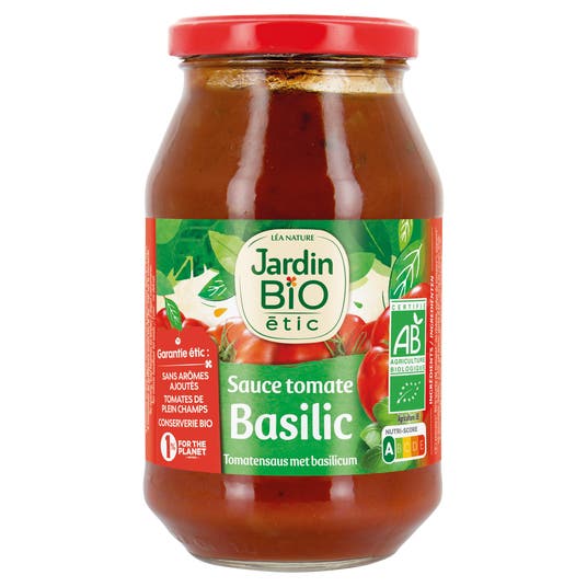 Eau Thermale Jonzac Sauce Tomate Bio Au Basilic Bocal De 510 G