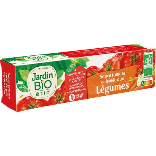 Eau Thermale Jonzac Sauce Tomate Cuisinée Aux Légumes - Bio