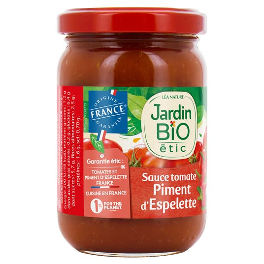 Eau Thermale Jonzac Sauce Tomate Piment D'Espelette - Bio