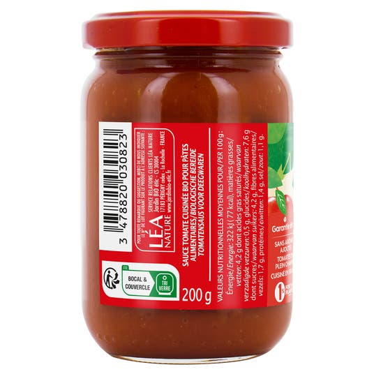 Eau Thermale Jonzac Sauce Tomate Pour Spaghetti - Bio étic