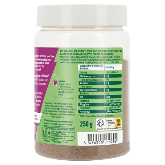 Eau Thermale Jonzac Shaker Cacahuète Cacao Collagène