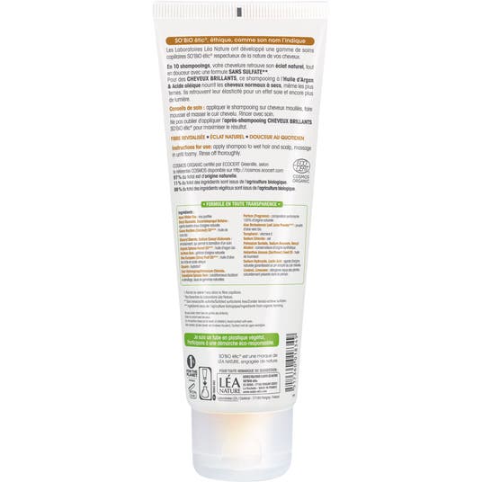 Eau Thermale Jonzac Shampooing Cheveux Brillants Argan