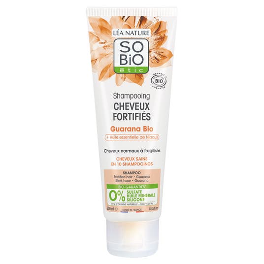 eau thermale jonzac Shampooing cheveux fortifiés Guarana et Niaouli Bio