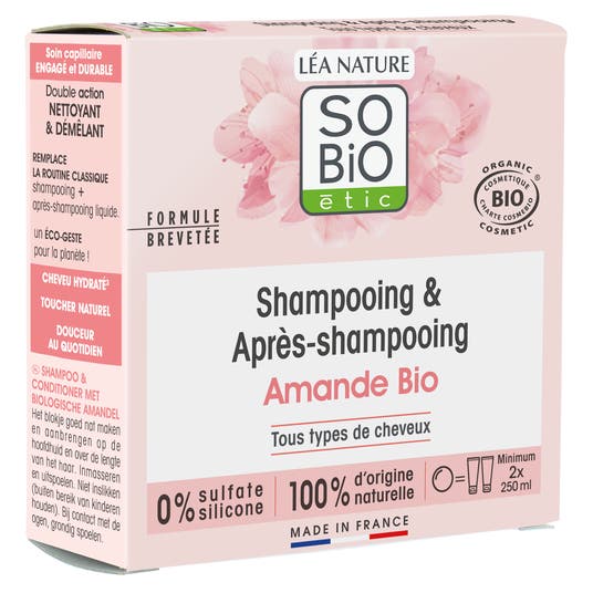 Eau Thermale Jonzac Shampooing Et Après Shampooing Solide Amande Bio