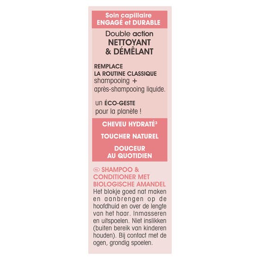 Eau Thermale Jonzac Shampooing Et Après Shampooing Solide Amande Bio