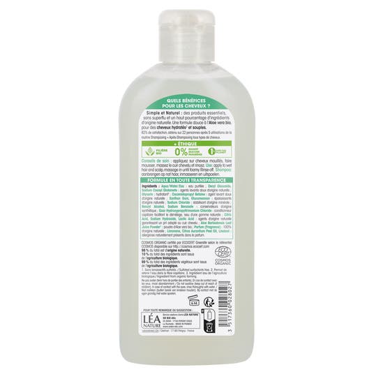 Eau Thermale Jonzac Shampooing Tous Types De Cheveux Aloe Vera Bio