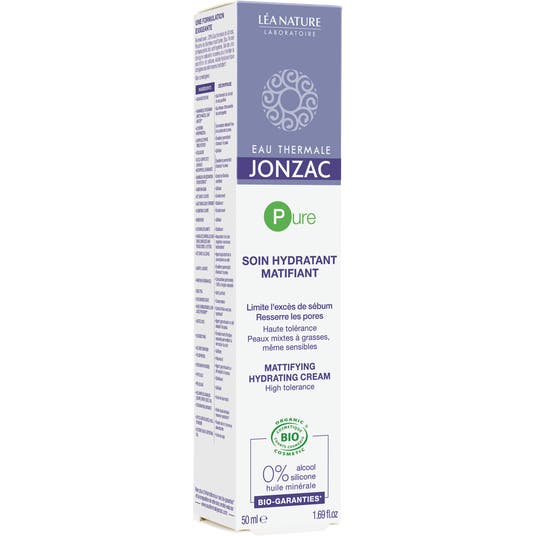 Eau Thermale Jonzac Soin Hydratant Matifiant - PURE Bio