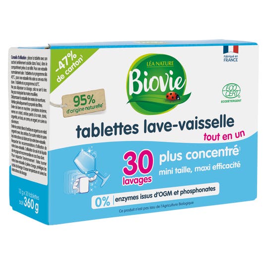 Eau Thermale Jonzac Tablettes Lave-vaisselle Concentrées Tout En Un