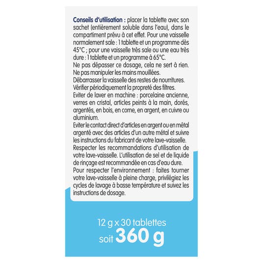Eau Thermale Jonzac Tablettes Lave-vaisselle Concentrées Tout En Un