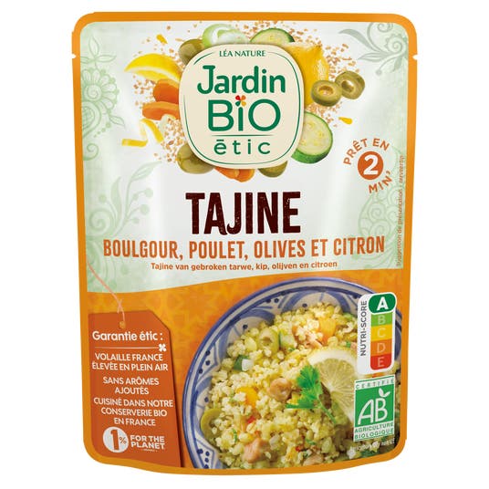 eau thermale jonzac Tajine Boulgour Poulet Olive Citron