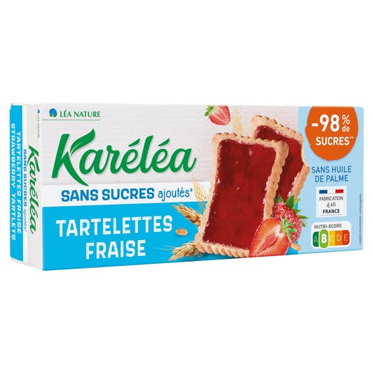 Eau Thermale Jonzac Tartelettes à La Fraise Sans Sucres Ajoutés