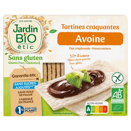 Eau Thermale Jonzac Tartines Craquantes Avoine Sans Gluten - Bio
