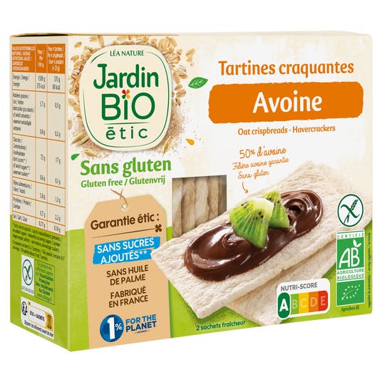 Eau Thermale Jonzac Tartines Craquantes Avoine Sans Gluten - Bio