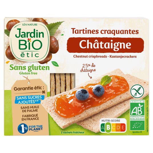 Eau Thermale Jonzac Tartines Craquantes Châtaigne - Bio