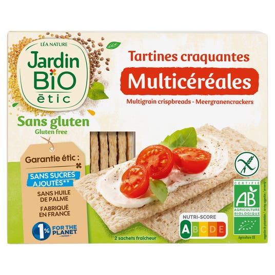 Eau Thermale Jonzac Tartines Craquantes Multicéréales Sans Gluten - Bio