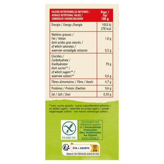 Eau Thermale Jonzac Tartines Craquantes Multicéréales Sans Gluten - Bio