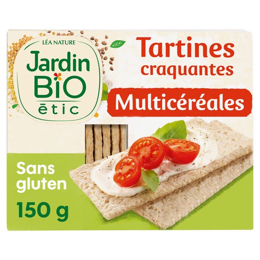 eau thermale jonzac Tartines Craquantes Multicéréales sans gluten - bio