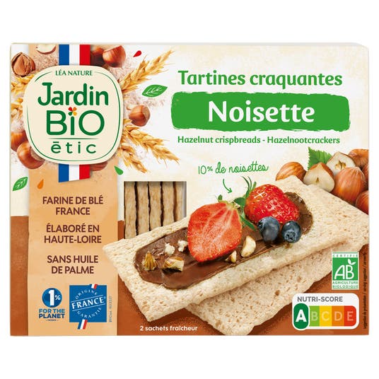 eau thermale jonzac Tartines craquantes Noisette - bio