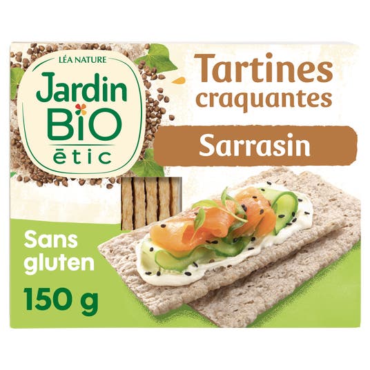 eau thermale jonzac Tartines Craquantes Sarrasin sans gluten - bio
