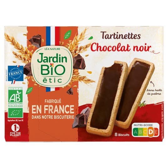 Eau Thermale Jonzac Tartinettes Chocolat Noir Intense - Bio