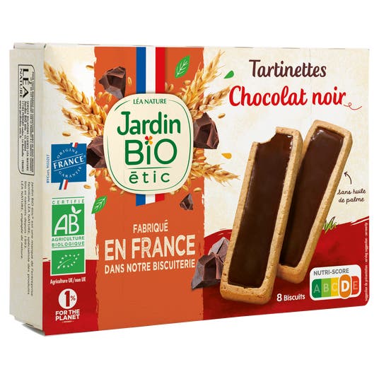 Eau Thermale Jonzac Tartinettes Chocolat Noir Intense - Bio