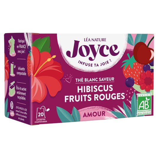 Eau Thermale Jonzac Thé Blanc AMOUR Fruits Rouges Hibiscus