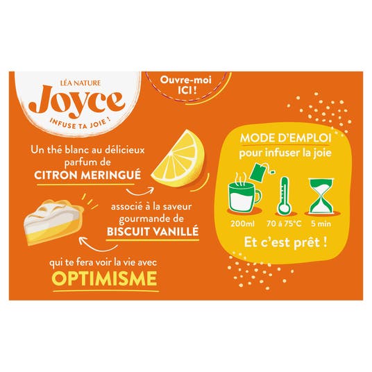 Eau Thermale Jonzac Thé Blanc OPTIMISME Tarte Au Citron