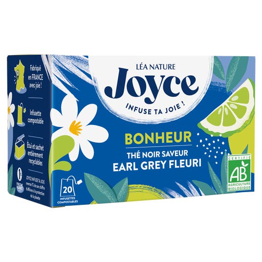 Eau Thermale Jonzac Thé Noir BONHEUR Earl Grey Fleuri