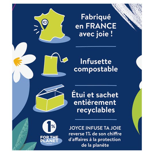 Eau Thermale Jonzac Thé Noir BONHEUR Earl Grey Fleuri