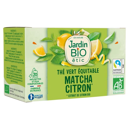 Eau Thermale Jonzac Thé Vert Equitable Matcha Citron - Bio